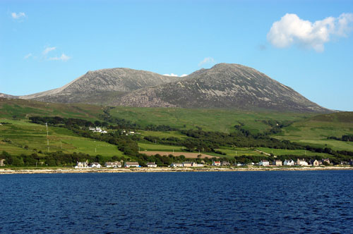 Pirnmill from the sea, Isle of Arran
